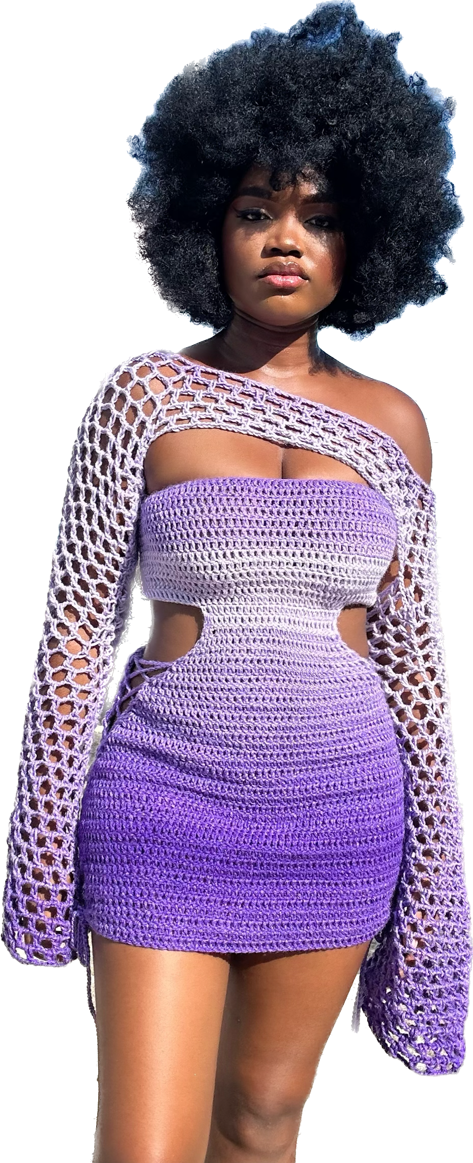 Simi gown (purple mix)