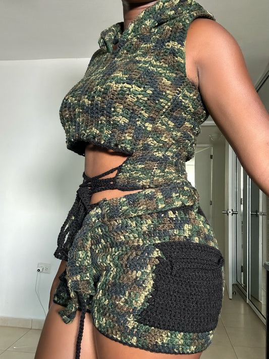 Camouflage baggy set